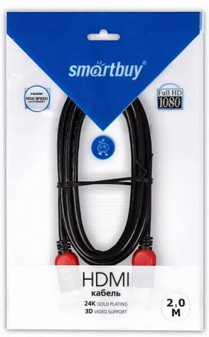 Кабель HDMI 2 м для телевизоров и мониторов Аудио/Видео HDMI - HDMI ver.1.4b A-M/A-M (K-321-120)