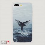 Силиконовый чехол Хвост кита на iPhone 8 Plus