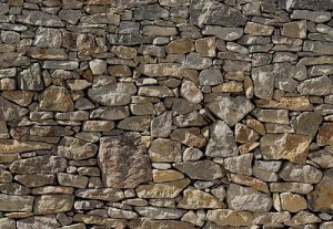 Фотообои Каменная cтена Komar 8NW-727 Stone Wall