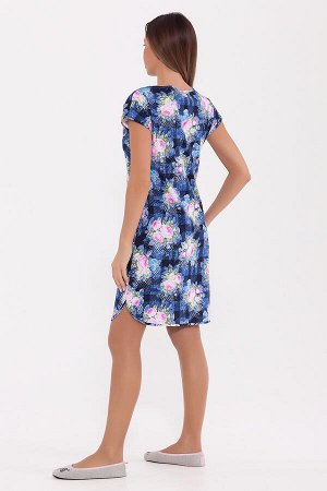 #73291 Платье (INTEX) Синий/розовый