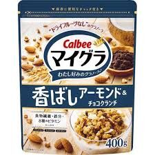 Мюсли с шоколадом и миндалем Calbee, 400 гр.