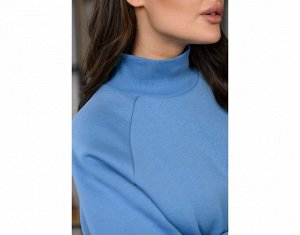 Свитшот Деним, 
Свитшот с длинным рукавом, горловина - стойка. 
COTTON с начесом плотный	ХЛОПОК 92% ЭЛАСТАН 8%