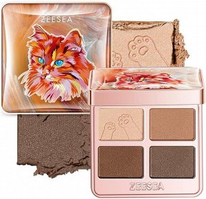 ZEESEA Mugen Ryo Animal Series Four Color Eyeshadow - 4-х цветные тени