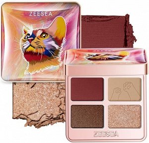 ZEESEA Mugen Ryo Animal Series Four Color Eyeshadow - 4-х цветные тени