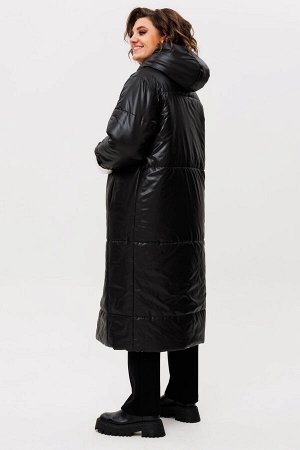 Пальто Пальто Rumoda 2236 бело-черный 
Состав: ПЭ-100%;
Сезон: Осень-Зима
Рост: 164

Пальто женское ДВУХСТОРОНЕЕ с капюшоном, на утеплителе ISOSOFT (300 г/м2 Бельгия). Прямого силуэта. По переду в ре