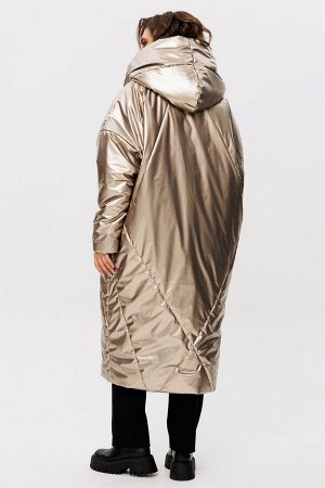 Пальто Пальто Rumoda 2235 золотой 
Состав: ПЭ-100%;
Сезон: Осень-Зима
Рост: 164

Пальто женское с капюшоном, на утеплителе ISOSOFT (200 г/м2 Бельгия), свободного силуэта зауженное к низу. По переду и