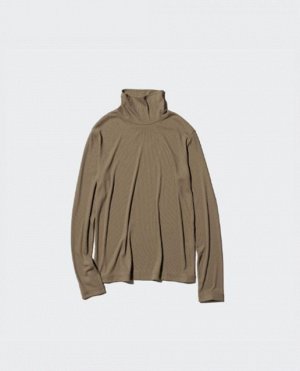 UNIQLO Водолазка в рубчик