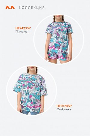 Детская футболка оверсайз Happyfox