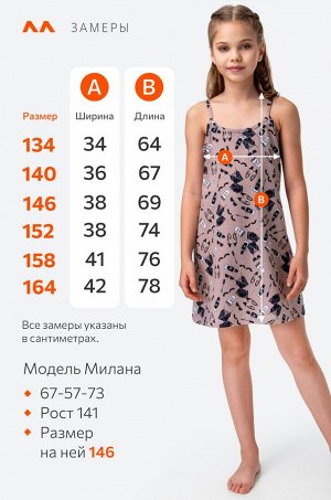 Сорочка для девочки Happyfox