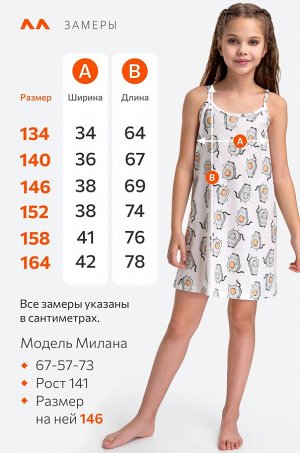 Сорочка для девочки Happyfox