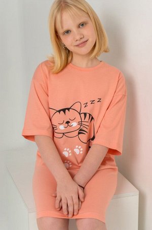 Туника оверсайз для девочки Happyfox