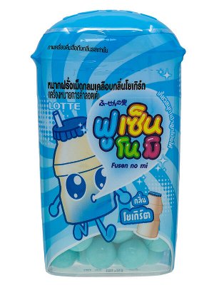 Резинка жевательная драже Fusen No Mi Yogurt "Йогурт", Thai Lotte, 15гр, 1/10/120