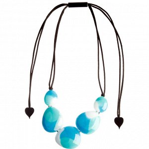PRUE PEBBLES колье голубой P090102PEB3Q05