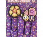 Закладка-скрепка (2 штуки, в ассортименте)