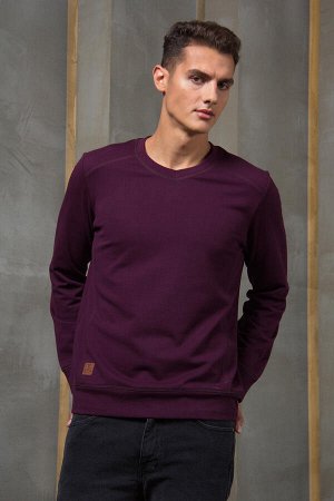 Джемпер длин. рукав муж BeGood AW19MJ252А Smart Mood бургундия
