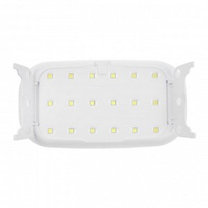 Лампа для гель лака, UV/LED, 18 диодов, 3 Вт, от USB, белая