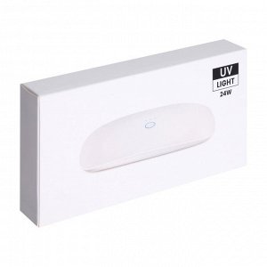 Лампа для маникюра, LED, 18 диодов, 3 Вт, таймер, USB, белая