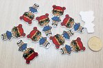 Кабошоны акриловые &quot;LOL&quot;, 39мм*23мм, в упак. 10шт
