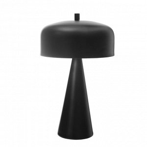 Настольная лампа с абажуром RISALUX «Манс» модерн, , G9, 3 Вт, чёрный, 22x22x37 см
