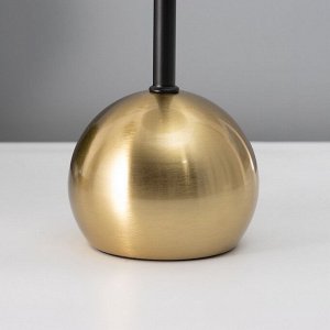 Настольная лампа с абажуром RISALUX «Найла» модерн, , Е27, 3 Вт, латунь, 23x23x51.5 см