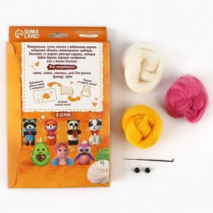 Игрушка из шерсти «?Уточка в капюшоне»??