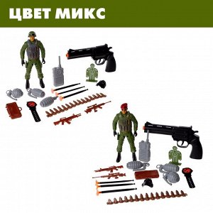 Набор военного «Альфа», цвет МИКС