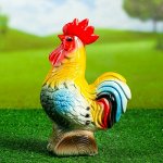 Садовая фигура &quot;Петух на бревне&quot; 29см