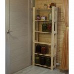 Стеллаж под банки, 3 банки на полке, 6 полок, 159х64х18,5 см