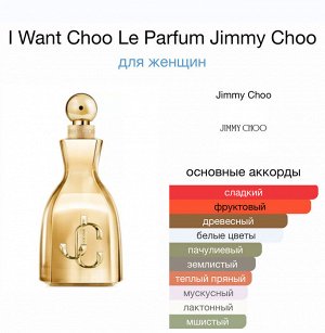 Женские духи Jimmy CHOO I Want Choo Le Parfum 40 мл. Оригинал