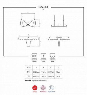 Obsessive 827 Set Комплект из 2 частей