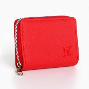 Кошелёк женский на молнии NK, красный