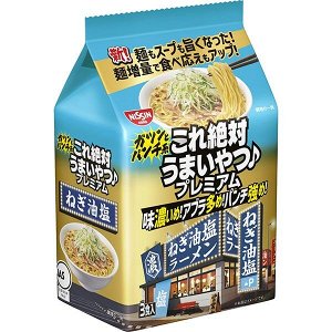 NISSIN Salt Miso Ramen - мисо рамен со вкусом соли и зеленого лука