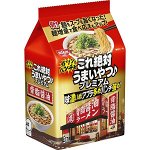 NISSIN Soy Sauce Miso Ramen - мисо рамен со вкусом соевого соуса и свиным шпиком