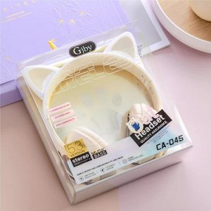 Premium Наушники беспроводные Cat Ears кошачьи ушки светящиеся, 400mAh
