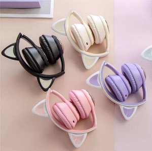 Premium Наушники беспроводные Cat Ears кошачьи ушки светящиеся, 400mAh