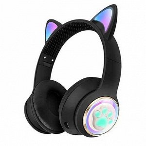 Premium Наушники беспроводные Cat Ears кошачьи ушки светящиеся, 400mAh