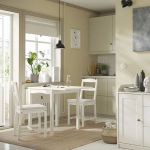 JUSTINA, Подушка для стула, натуральная, 42/35х40х4 см