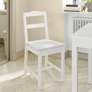 JUSTINA, Подушка для стула, натуральная, 42/35х40х4 см