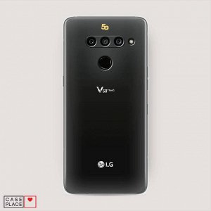 Силиконовый чехол Прозрачный на LG V50 ThinQ