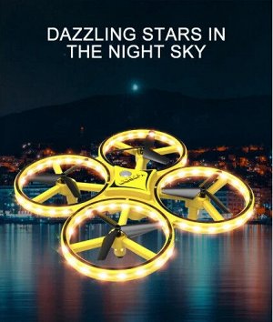 Дрон-квадрокоптер Andowl Sky8 с сенсорным управлением рукой