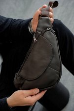 Мужская сумка через плечо. Натуральная кожа