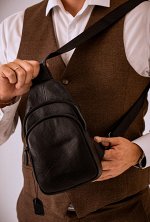 Мужская сумка через плечо. Натуральная кожа