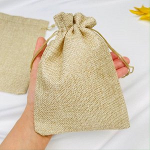 Мешочек: Холщовый бежевый (3 шт)