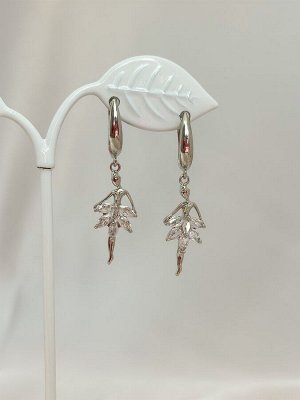 Серьги "Серебряные балерины"