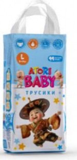 Подгузники трусики детские ATORI BABY размер L, 44 шт