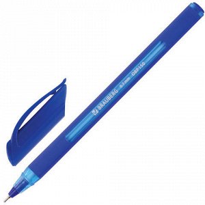 Ручка шариковая масляная BRAUBERG Extra Glide Soft Blue, СИН