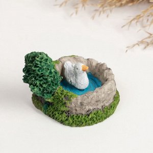 Фигурка полистоун TAKE IT EASY «Уточка на пруду», 4x4x4 см