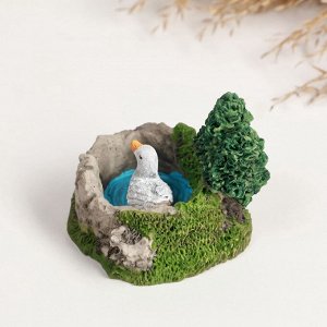 Фигурка полистоун TAKE IT EASY «Уточка на пруду», 4x4x4 см