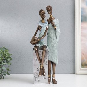Фигурка полистоун «Африканская пара», 14?10?35.5 см
