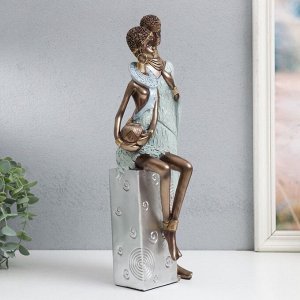 Фигурка полистоун «Африканская пара», 14?10?35.5 см